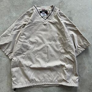 Khaki/Cream Mens Vintage Golf Beer Pull over, early 00's